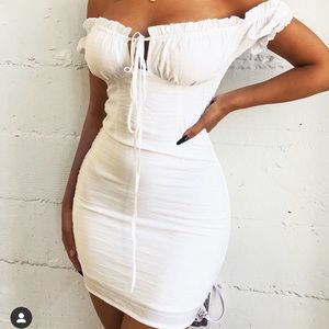 Taylor off shoulder dress